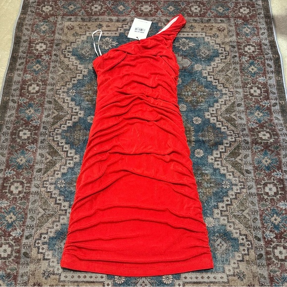 NWT Hello Molly• VLOGGER MINI DRESS RED size 6 - Picture 9 of 9